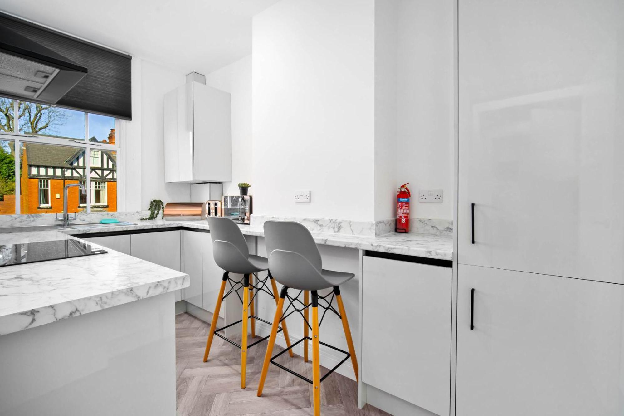 Large Modern Apartment - High-Speed Wifi - Netflix - Street Parking 3Br Бирмингем Экстерьер фото